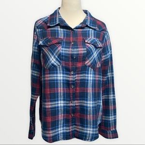 VanillaStar long sleeve flannel shirt 🧩